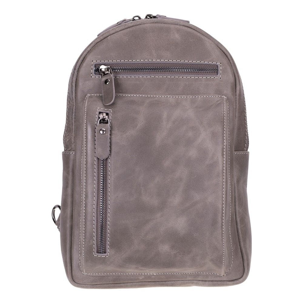 Hakiki Deri Kadın-Erkek Çapraz Sırt Çantası - Blake