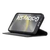 Samsung Galaxy S25 Uyumlu Hakiki Deri Cüzdanlı Kılıf - Magic