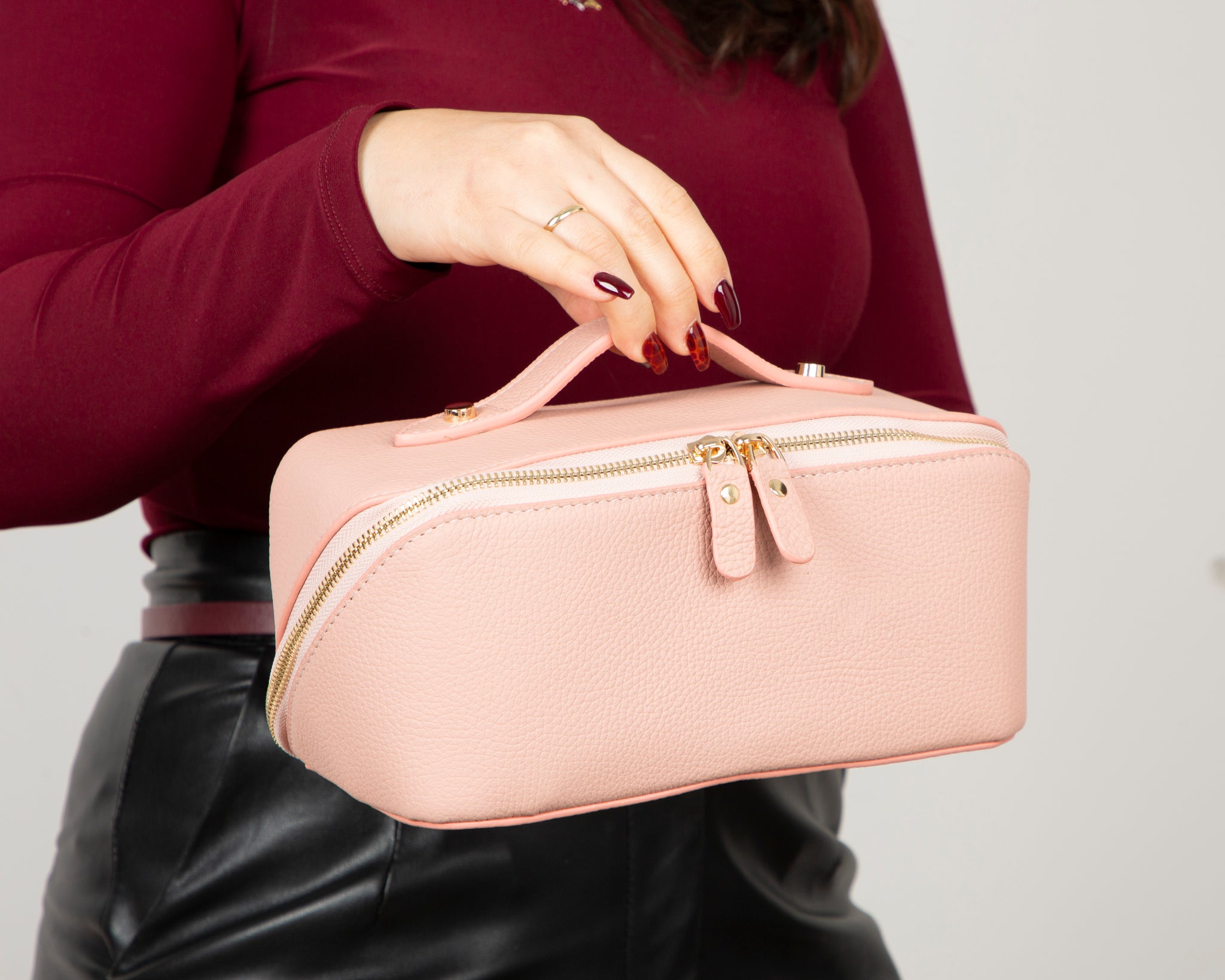 Hakiki Deri Maykaj Çantası - Ella