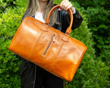 Dolly Leather Weekend Duffle Bag