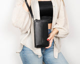 Hakiki Deri Kadın-Erkek El Askılı Telefon Bölmeli Cüzdan - Aristo