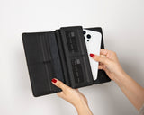 Hakiki Deri Telefon Bölmeli Kadın Cüzdan - Noble