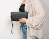 Hakiki Deri Kadın-Erkek El Askılı Telefon Bölmeli Cüzdan - Aristo