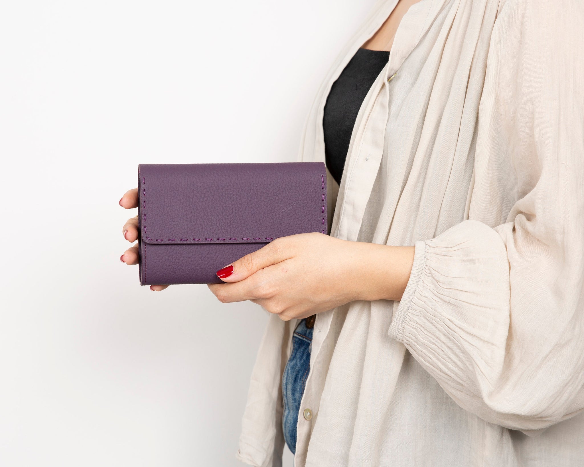 Hakiki Deri Kadın Cüzdan - Linea