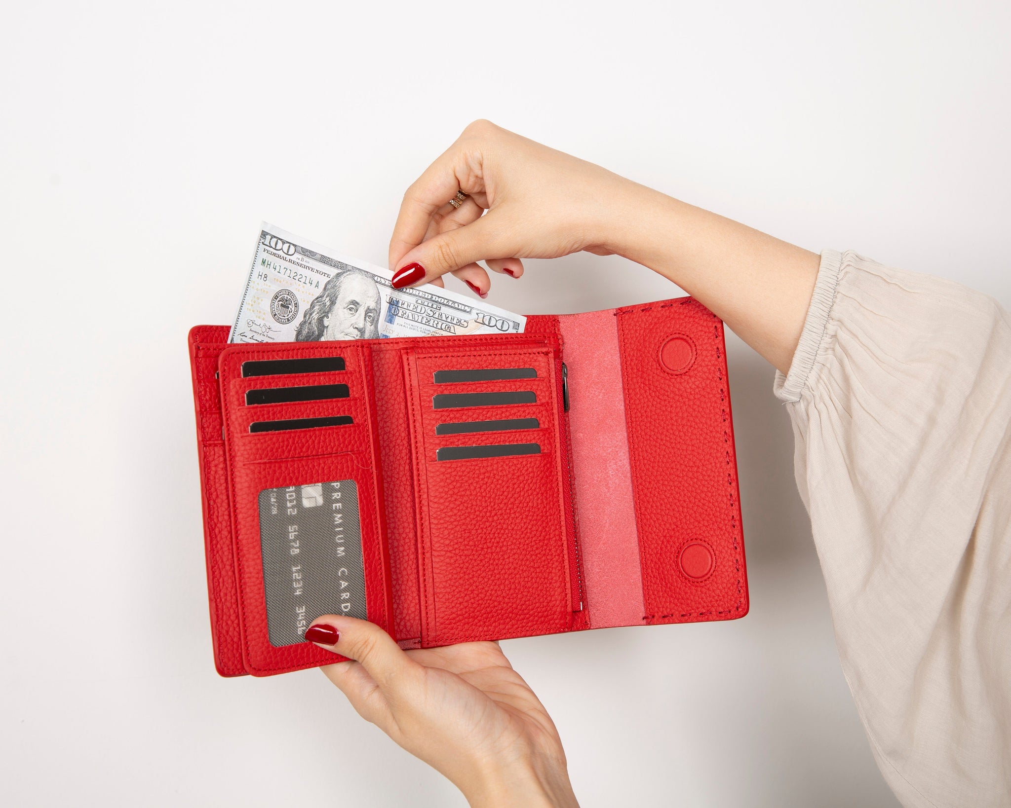 Hakiki Deri Kadın Cüzdan - Linea