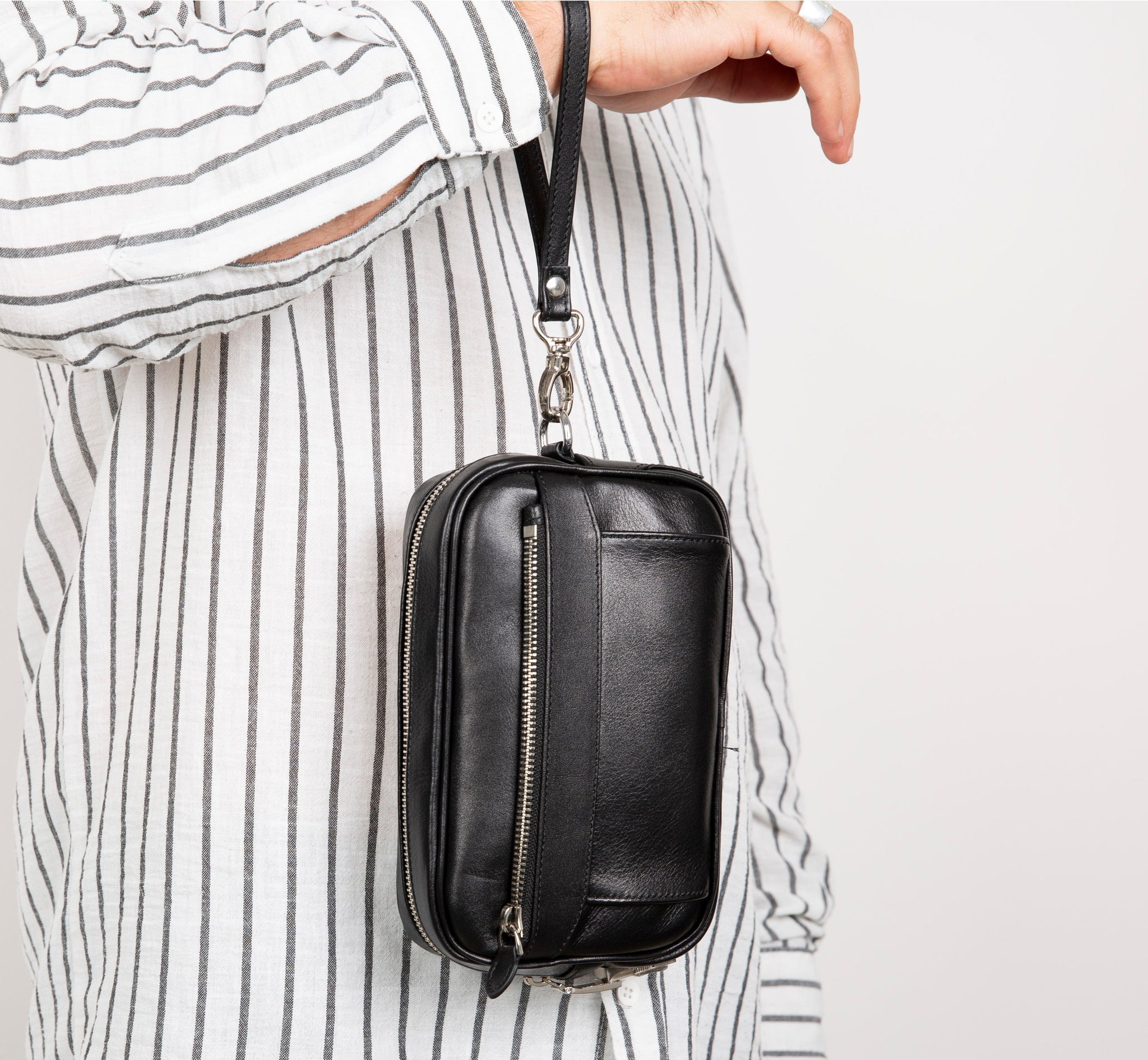 Hakiki Deri Erkek El Çantası - Forge