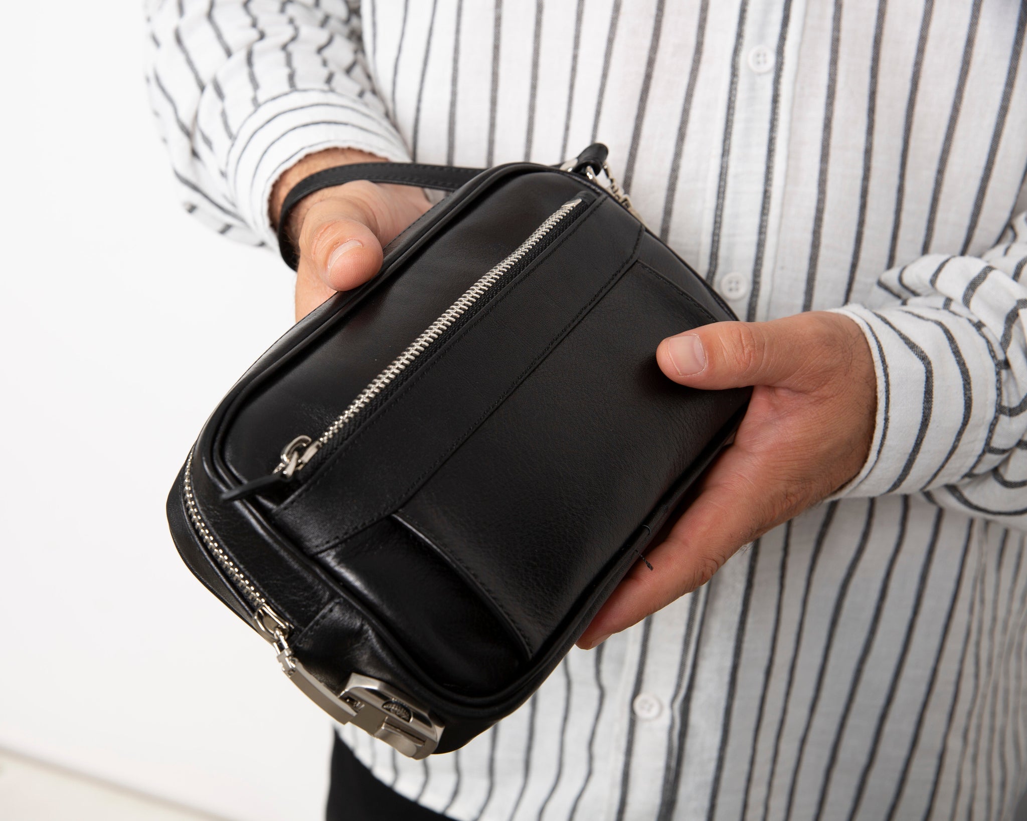 Hakiki Deri Erkek El Çantası - Forge