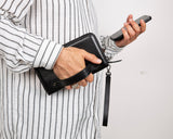 Hakiki Deri Kadın-Erkek El Askılı Telefon Bölmeli Cüzdan - Aristo