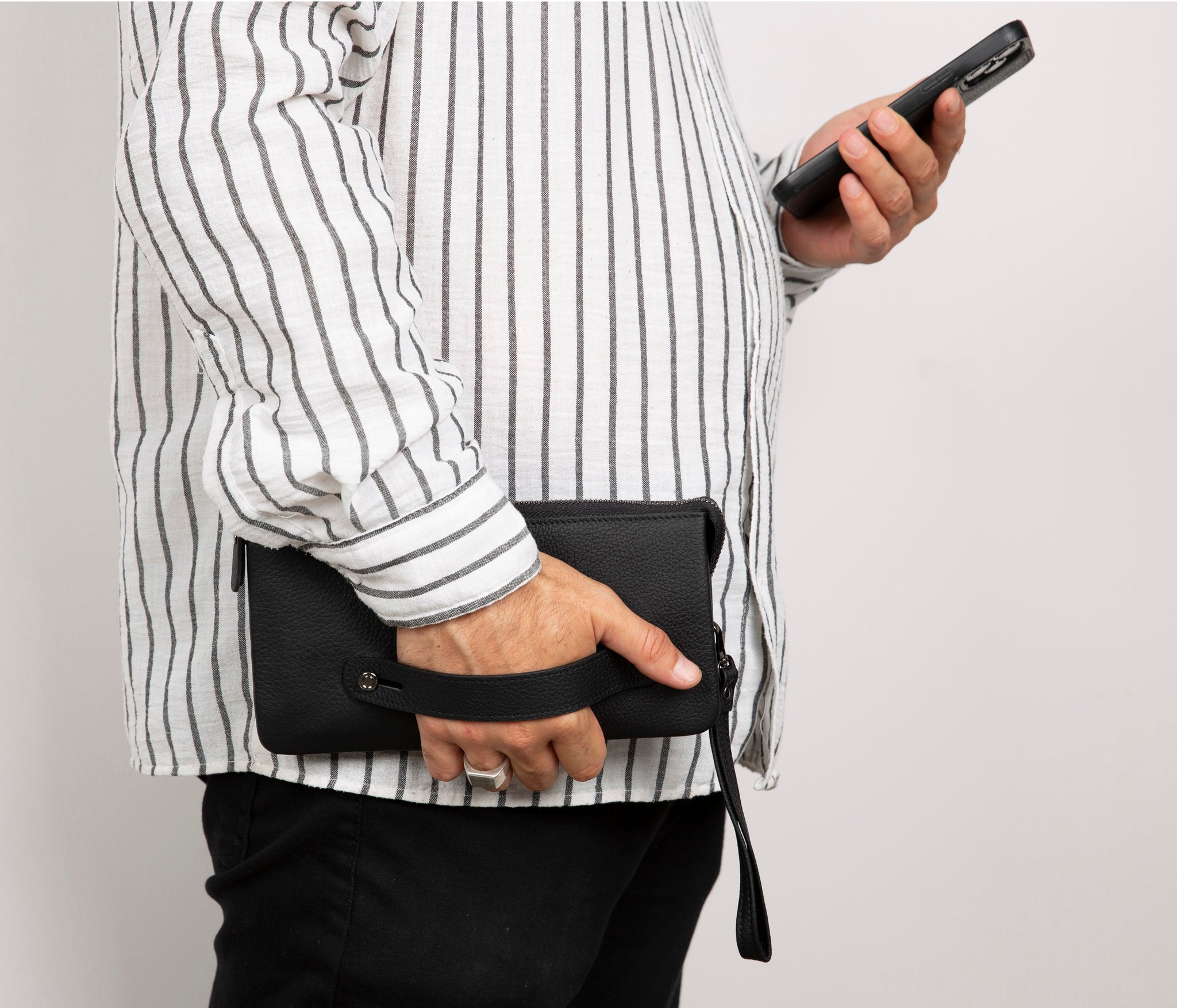 Majeste Leather Clutch Women's Bag