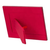 Gerçek Deri Masaüstü Fotoğraf Çerçevesi, 22x17cm (15x10 foto) Bordo