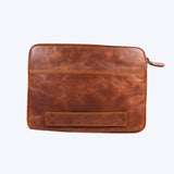 Awe 11 inç iPad ve Tablet Uyumlu Deri Kılıf Antik Kahve