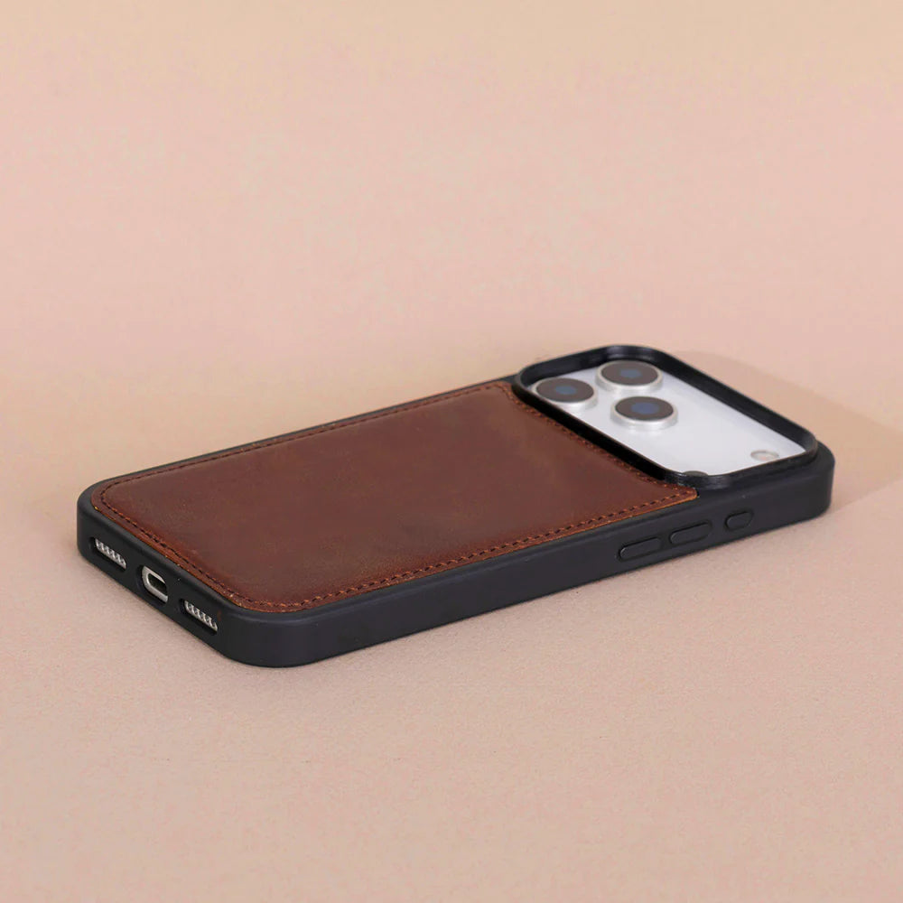 iPhone 17 Pro Max Hakiki Deri Kılıf - Flex
