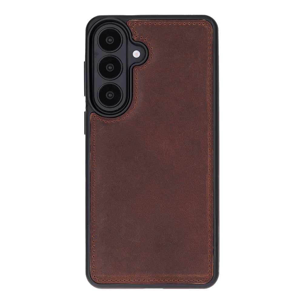 Samsung Galaxy S26 Uyumlu Hakiki Deri Cüzdanlı Kılıf - Magic