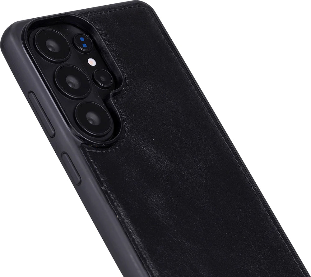Samsung Galaxy S26 Ultra Uyumlu Hakiki Deri Cüzdanlı Kılıf - Magic