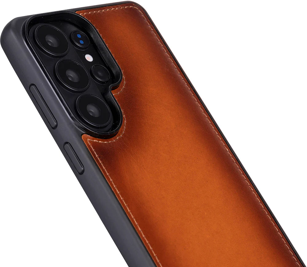 Samsung Galaxy S26 Ultra Uyumlu Hakiki Deri Cüzdanlı Kılıf - Magic