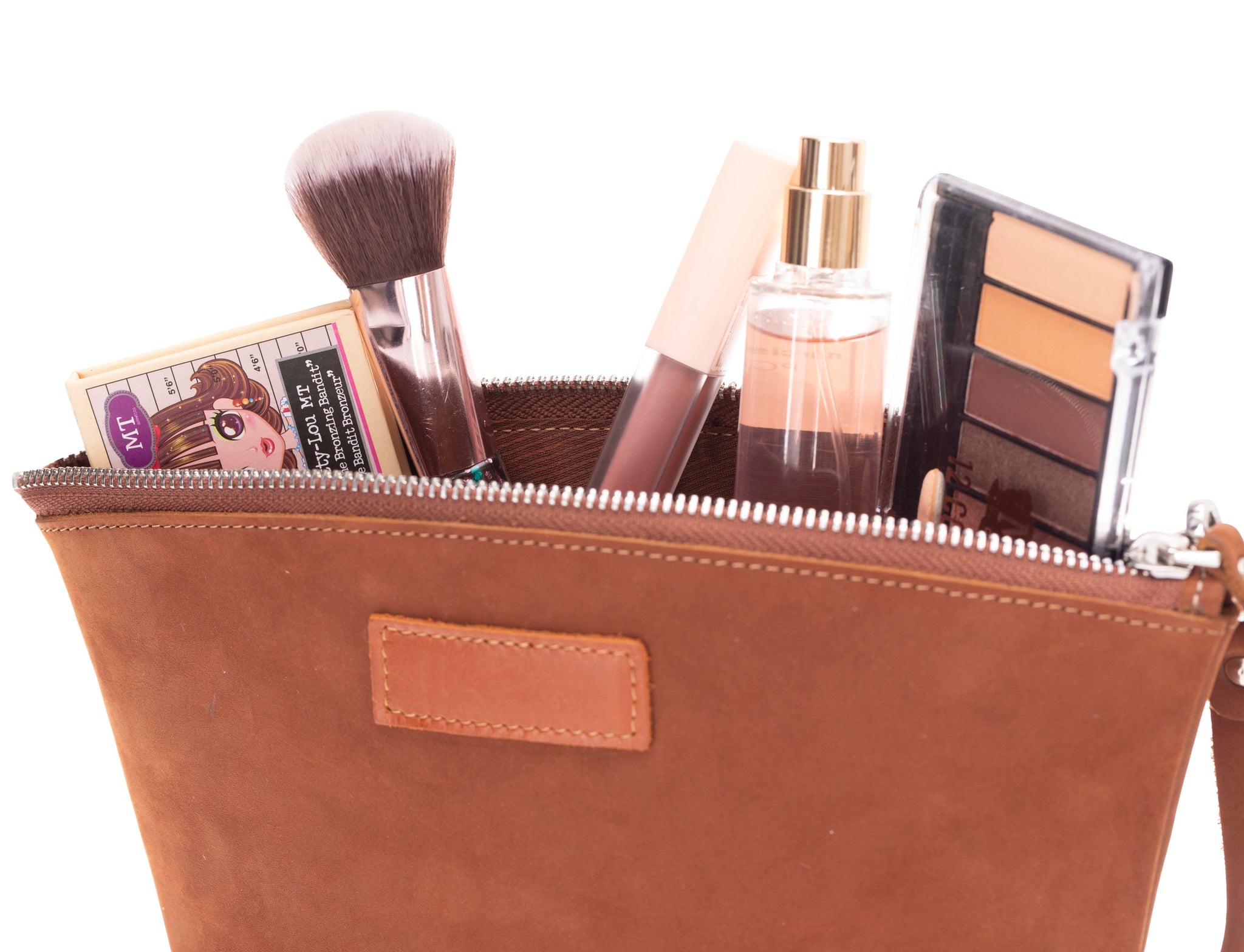 Hakiki Deri Makyaj Çantası - Luna