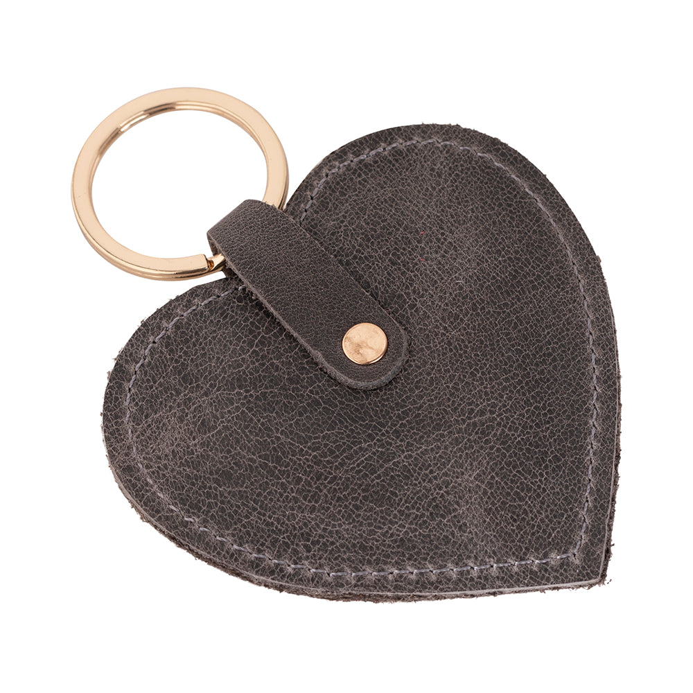 Cuore Leather Keyring