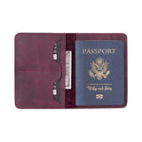 Hakiki Deri Kartlıklı Pasaport Kılıfı - Viaggio