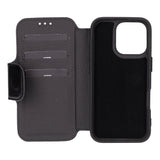 iPhone 16 Pro Max Uyumlu Hakiki Deri Kapaklı Kılıf