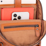 Hakiki Deri Kadın-Erkek Çapraz Sırt Çantası - Blake