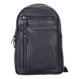 Hakiki Deri Kadın-Erkek Çapraz Sırt Çantası - Blake