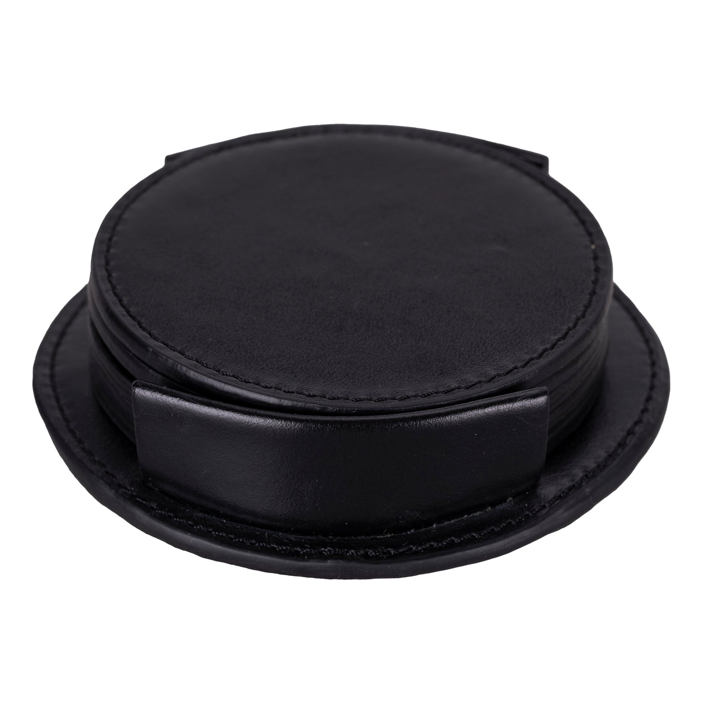 Divine Cup Leather Coaster Set