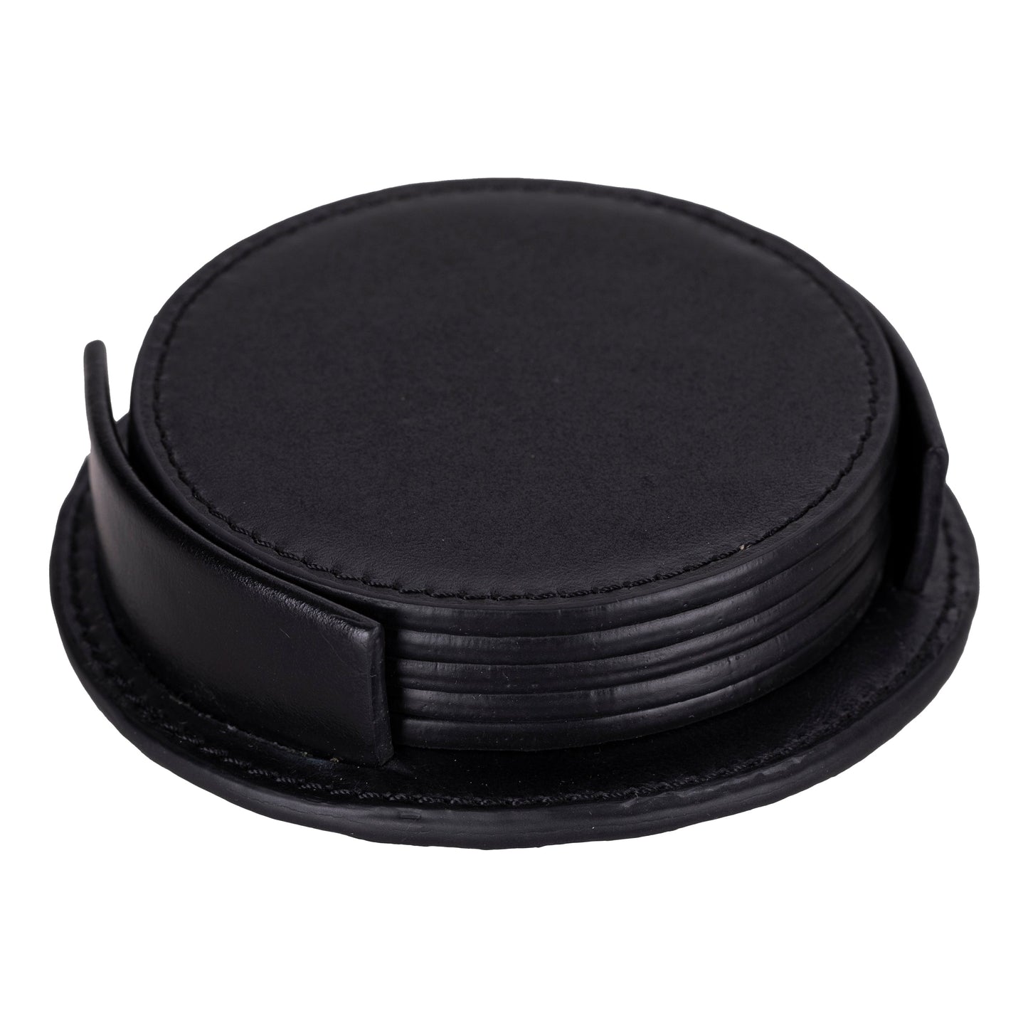 Divine Cup Leather Coaster Set