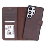 Samsung Galaxy S26 Ultra Uyumlu Hakiki Deri Cüzdanlı Kılıf - Magic
