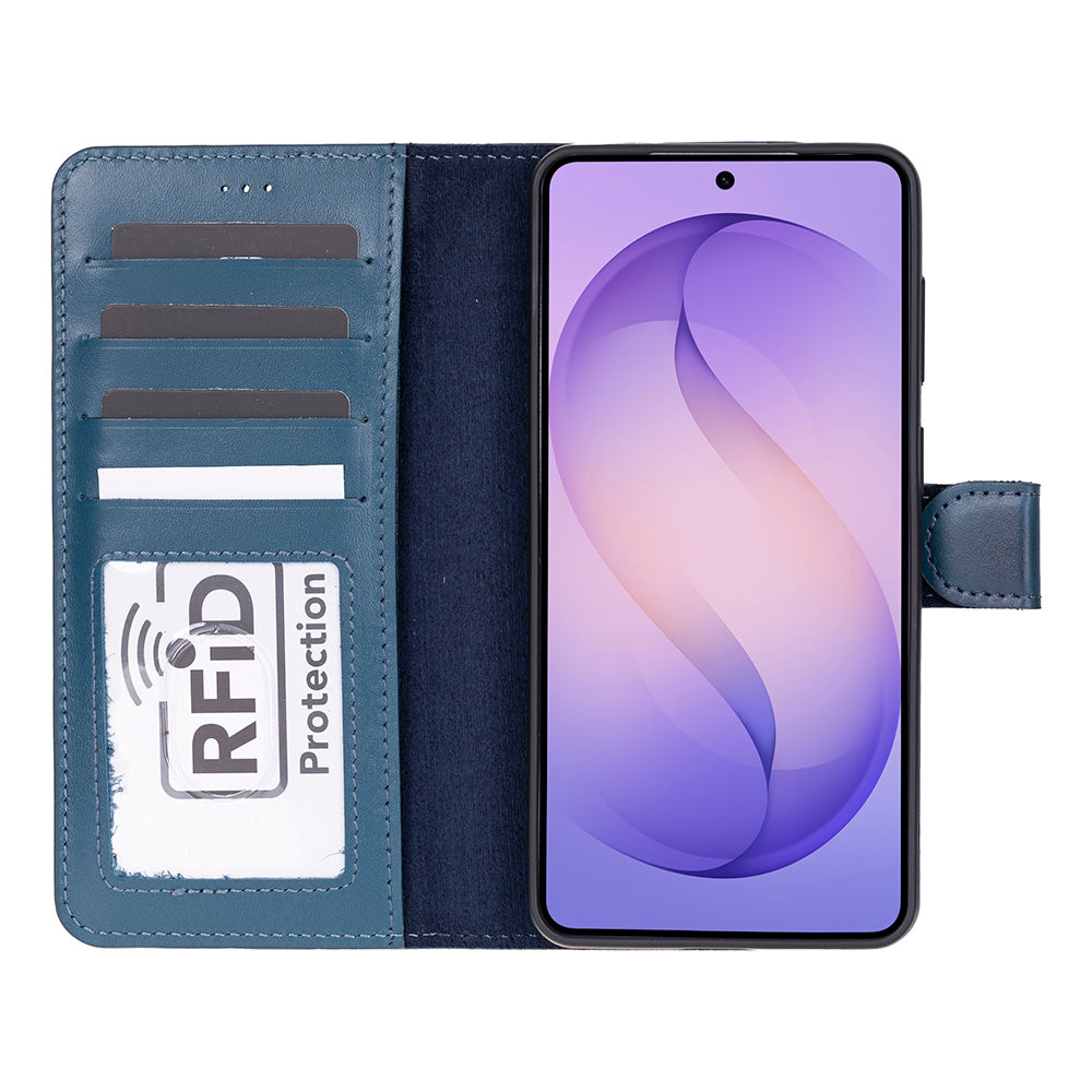 Samsung Galaxy S26 Plus Uyumlu Hakiki Deri Cüzdanlı Kılıf - Magic