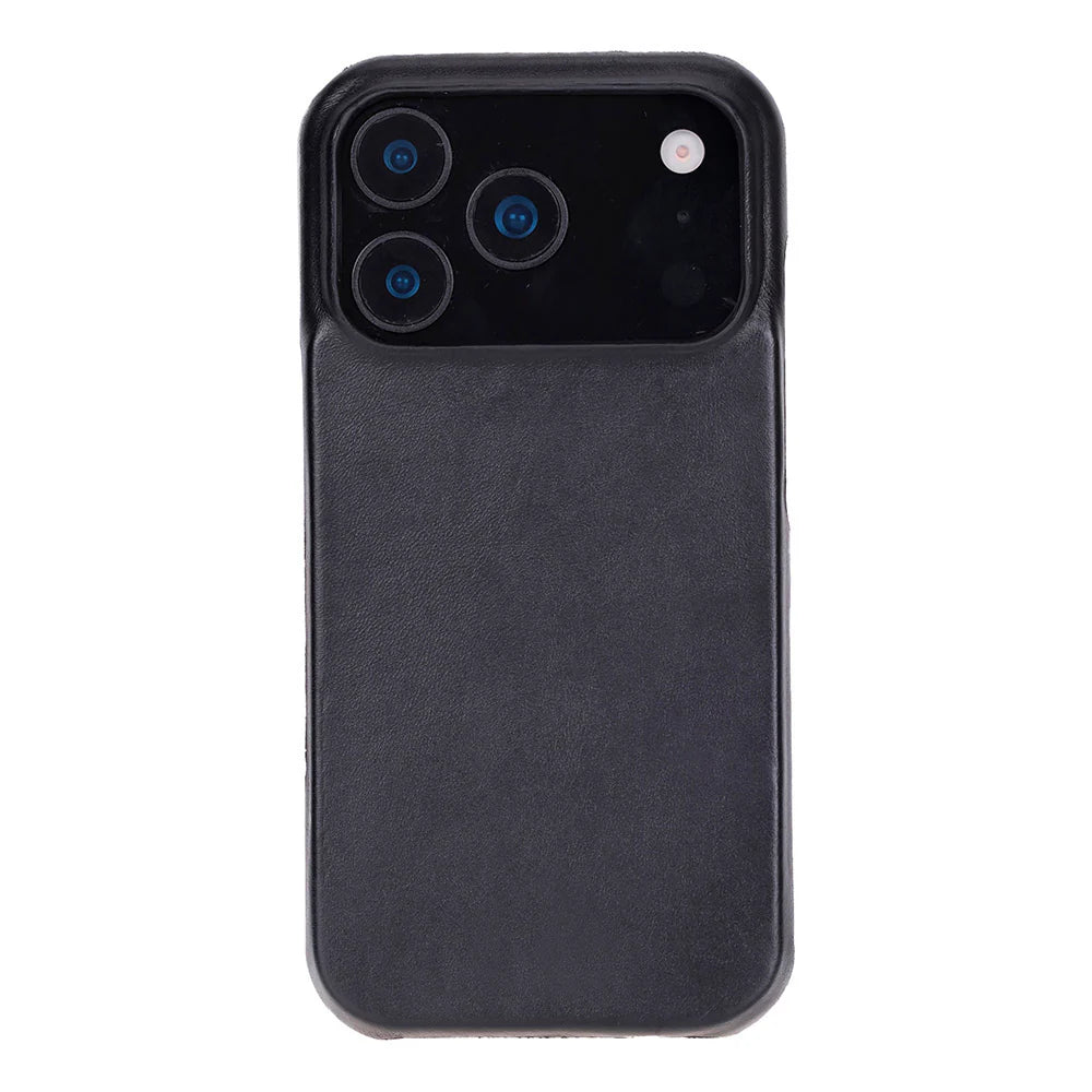 iPhone 17 Pro Max Uyumlu Hakiki Deri Cüzdanlı Kılıf - Elit