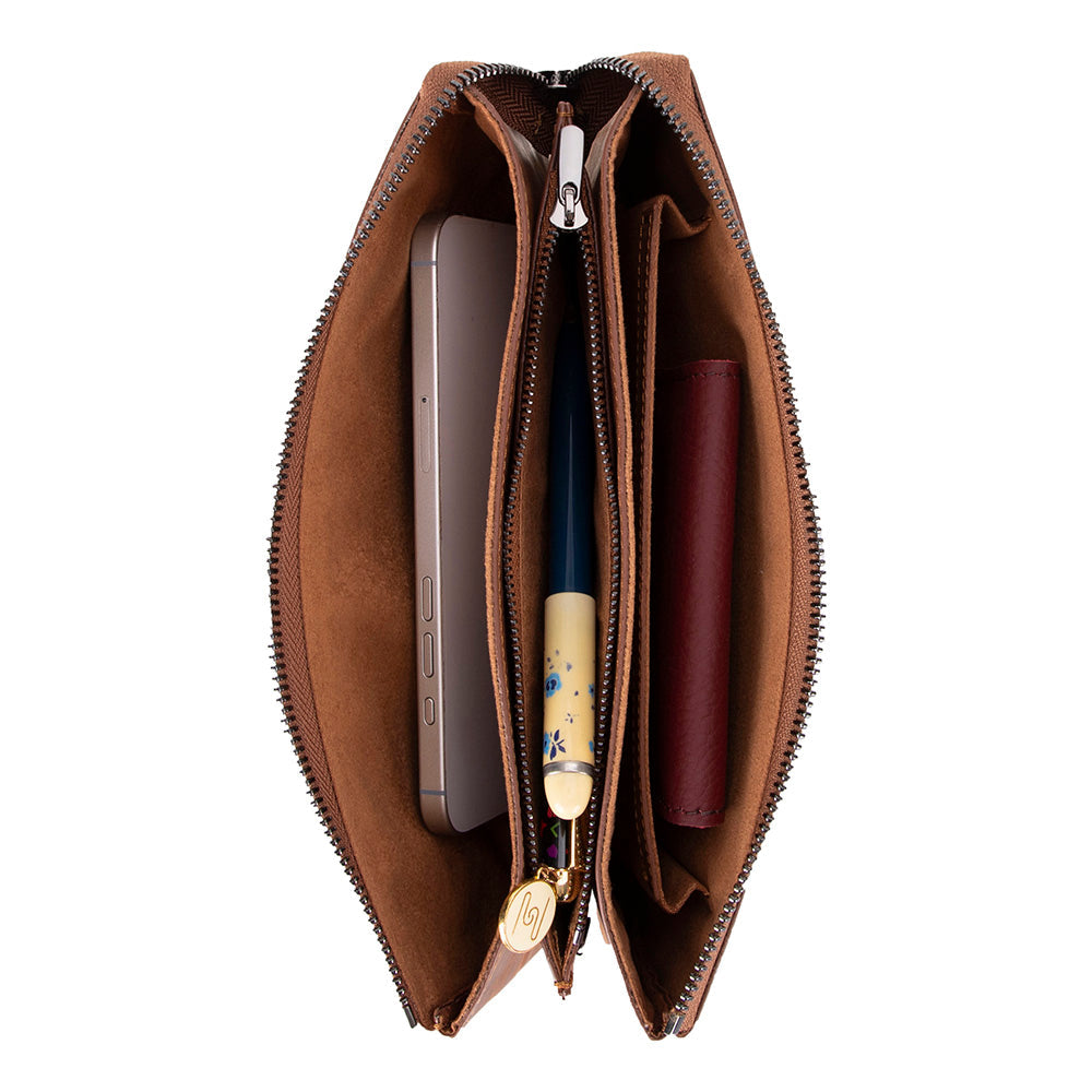 Majeste Leather Clutch Women's Bag