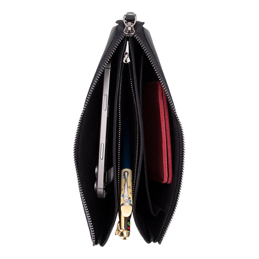 Majeste Leather Clutch Women's Bag