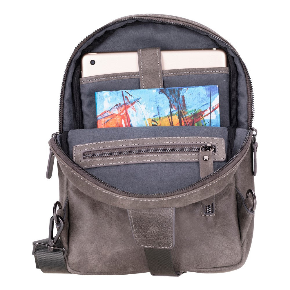 Hakiki Deri Kadın-Erkek Çapraz Sırt Çantası - Blake