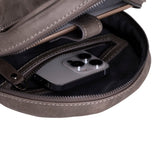 Hakiki Deri Kadın-Erkek Çapraz Sırt Çantası - Blake