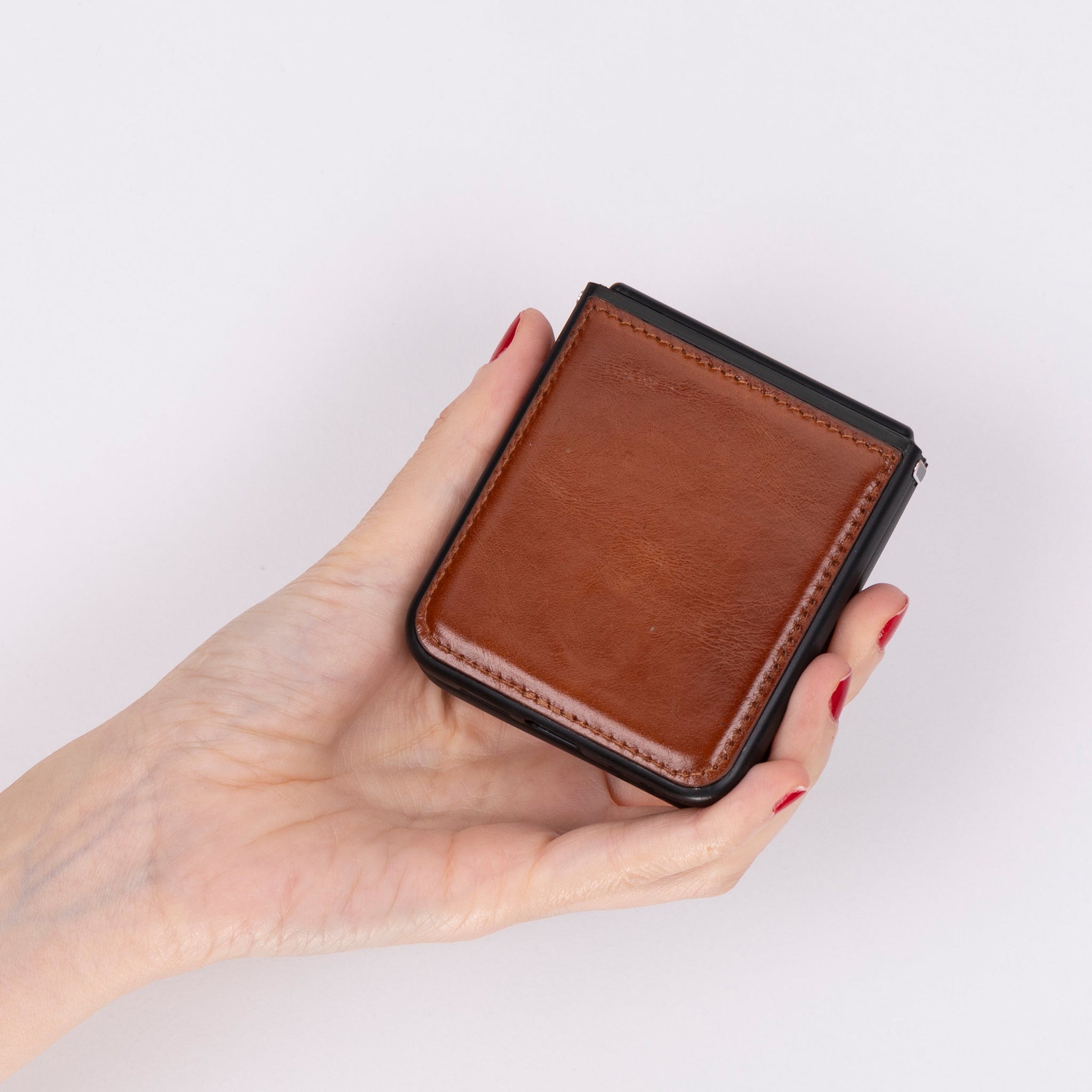 Samsung Z Flip 6 Hakiki Deri Kılıf - Flex