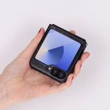 Samsung Z Flip 6 Hakiki Deri Kılıf - Flex