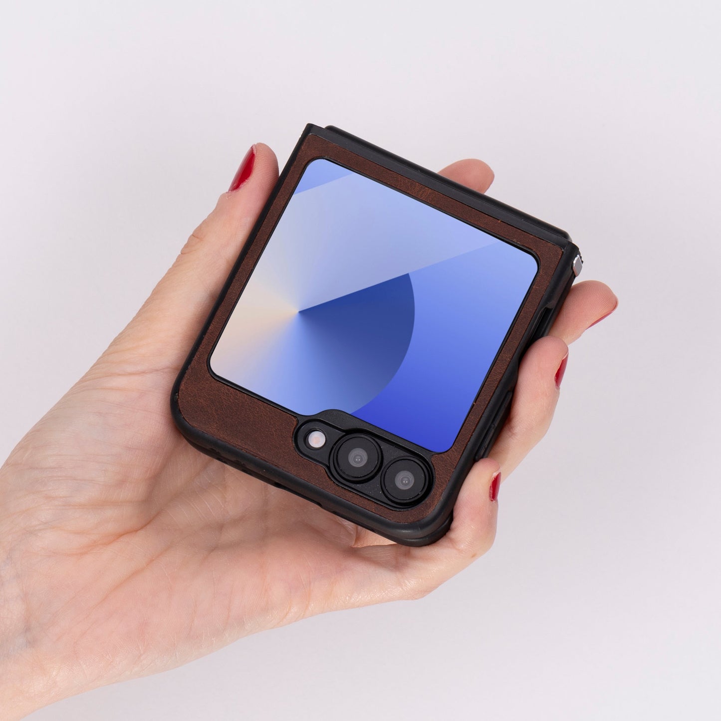 Samsung Z Flip 6 Hakiki Deri Kılıf - Flex