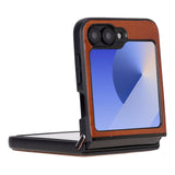 Samsung Z Flip 6 Hakiki Deri Kılıf - Flex