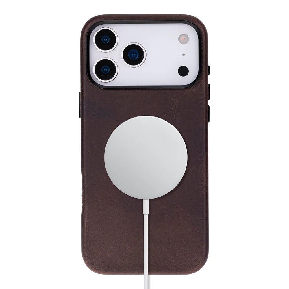 iPhone 17 Pro Max Magsafe Uyumlu Hakiki Deri Kılıf - Prestige