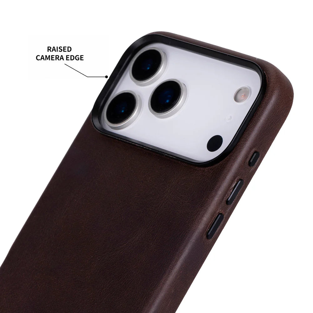 iPhone 17 Pro Magsafe Uyumlu Hakiki Deri Kılıf - Prestige