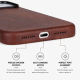 iPhone 17 Pro Max Magsafe Uyumlu Hakiki Deri Kılıf - Prestige