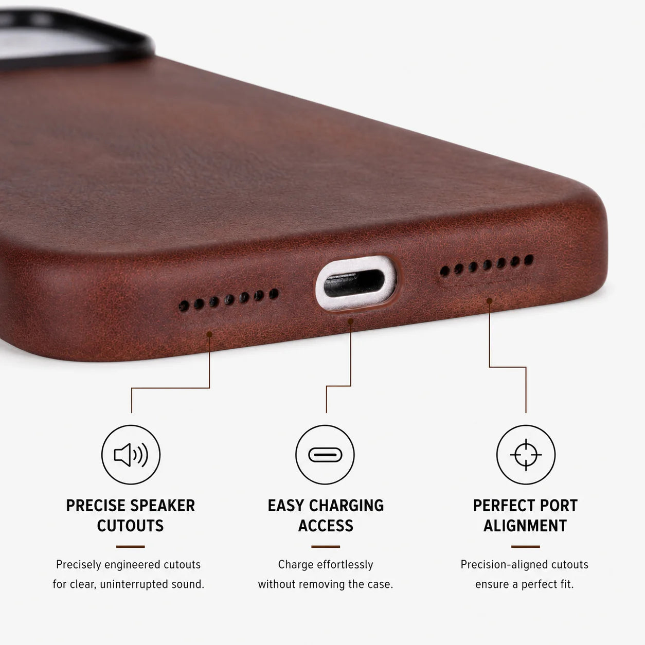 iPhone 17 Pro Max Magsafe Uyumlu Hakiki Deri Kılıf - Prestige