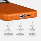 iPhone 17 Pro Max Magsafe Uyumlu Hakiki Deri Kılıf - Prestige