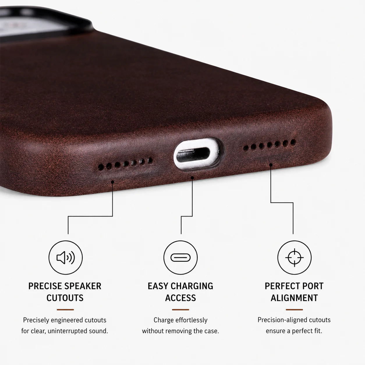 iPhone 17 Pro Magsafe Uyumlu Hakiki Deri Kılıf - Prestige