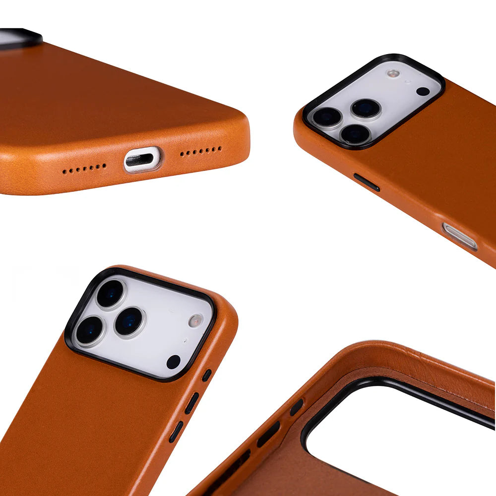 iPhone 17 Pro Magsafe Uyumlu Hakiki Deri Kılıf - Prestige