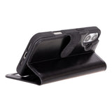 iPhone 16 Plus Uyumlu Hakiki Deri Cüzdanlı Kılıf  - Magic