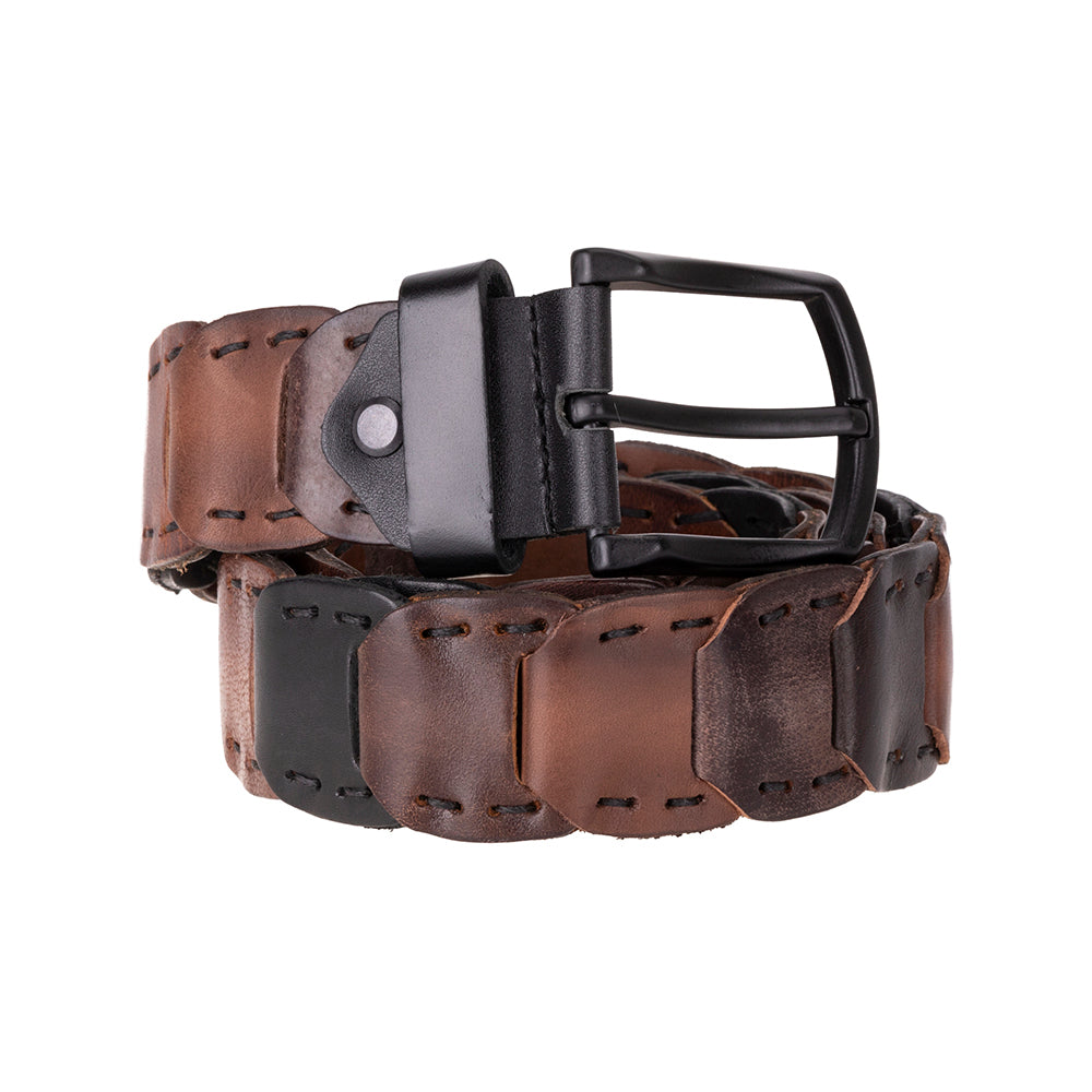 Vista Braided Leather Men's Belt