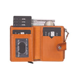 Pop-up Mekanızmalı RFID Korumalı Hakiki Deri Kredi Kartlık,Cüzdan - Rodos