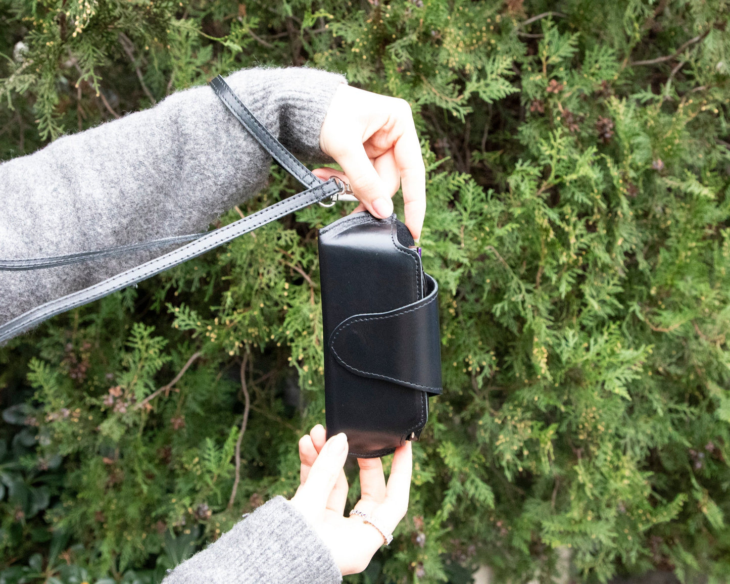 Hakiki Deri Askılı Gözlük Kılıfı - Rivlera