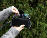 Hakiki Deri Askılı Gözlük Kılıfı - Rivlera